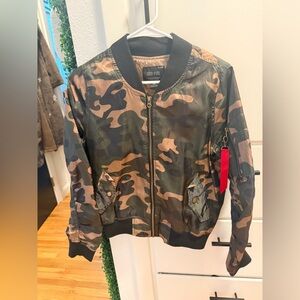 Camo Bomber Jacket
